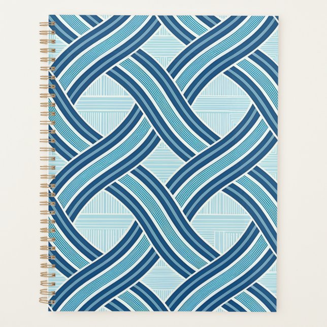 Motif Lignes Bleues (Devant)