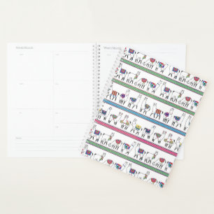 Motif Llama Stripe