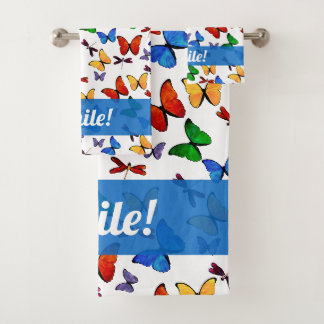 Motif lunatique personnalisé de jardin de papillon