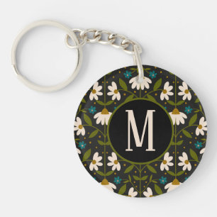Motif marguerrier blanc mignon
