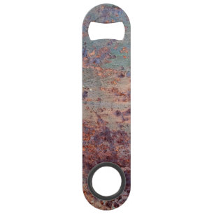 Motif Métal Rouillé Bleu Grunge