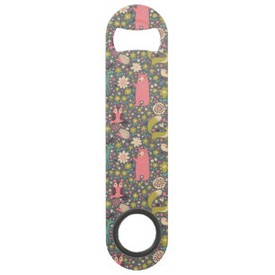 Motif mignon d'animaux de forêt
