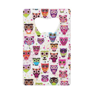 Motif mignon d'arrière - plan de hibou pour des