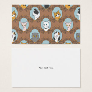 Motif mignon de chats