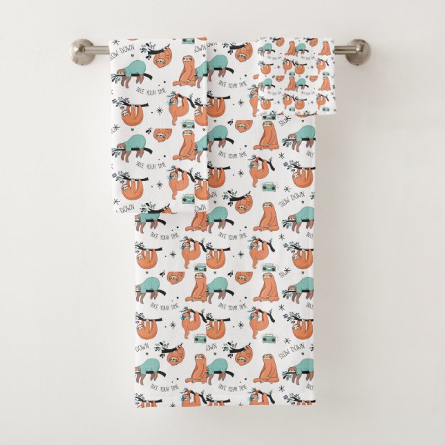 Motif mignon de paresse (En situation)