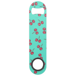 Motif mignon rouge Teal lumineux d'illustration de