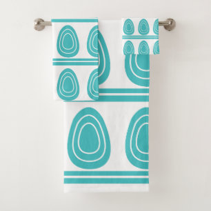 Motif moderne Blue Happy Easter Eggs