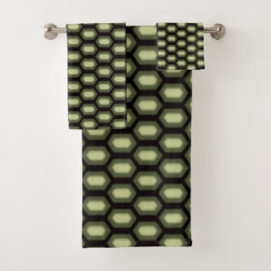 Motif moderne de tortue verte
