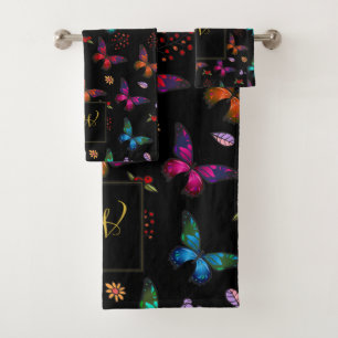 Motif Monogramme Chic Fancy Papillons