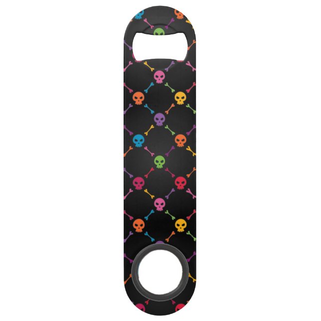 Motif multicolore avec des crânes (Devant)