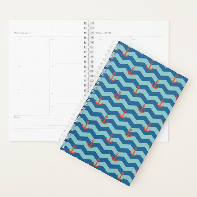 Motif Nautical Chevron (Devant avec enveloppe)