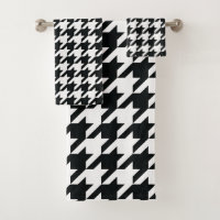 Motif noir blanc de Houndstooth