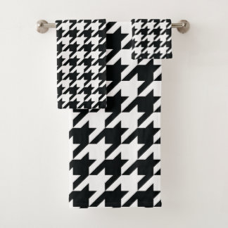 Motif noir blanc de Houndstooth