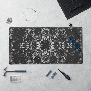 Motif noir de tapis persan