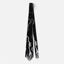 Motif noir et blanc Clasy Cravate