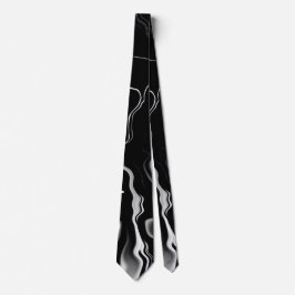 Motif noir et blanc Clasy Cravate