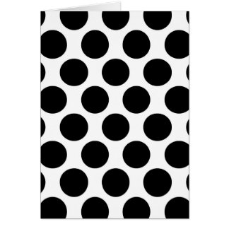 Motif noir et blanc de Polkadot