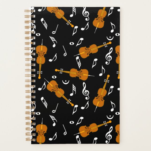 Motif note musique cello (Devant)
