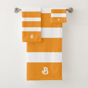 Motif Orange & Blancs personnalisés