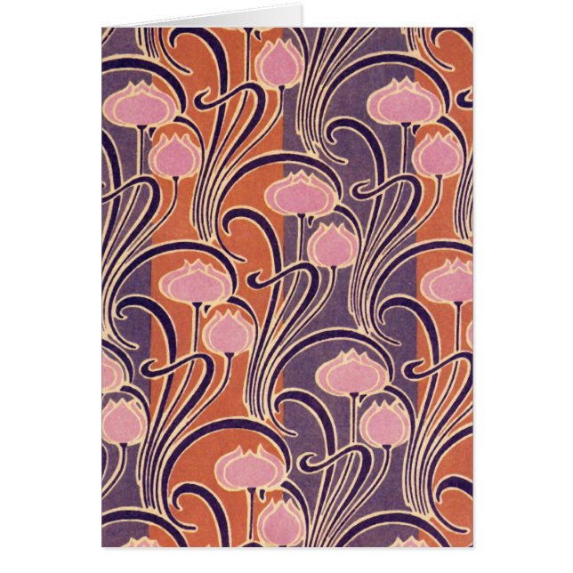 Motif orange d'art déco (Devant)
