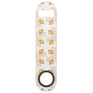 Motif orange d'illustration de hibou
