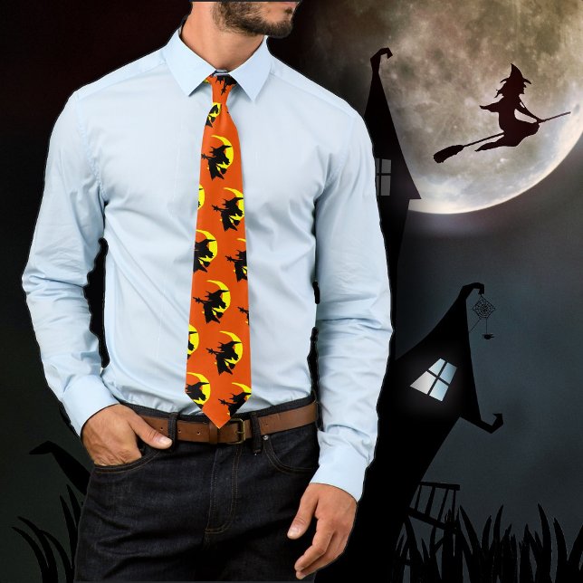 Motif Orange Halloween cravate (Créateur téléchargé)