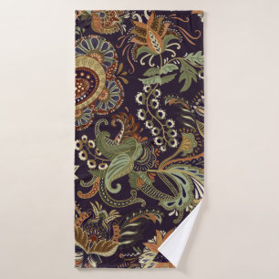 Motif Paisley coloré. Papier peint ethnique vintag