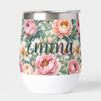 Motif papier peint floral personnalisé