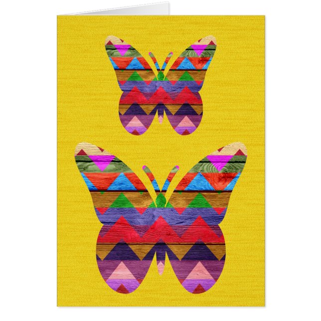 Motif Papillon Chevron (Devant)