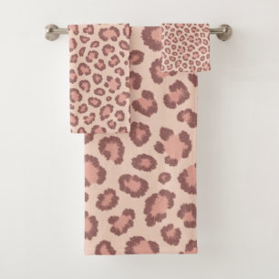 Motif Peau Léopard rose Faux Imprimer