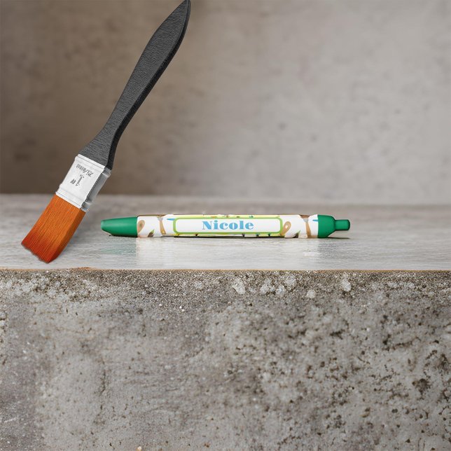 Motif Peint Avec Votre Nom Stylo D'Encre Noire (Créateur téléchargé)