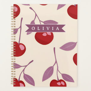 Motif personnalisé de cerise sucrée Rétro de fille