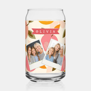 Motif personnalisé de pêche Mignon été rétro