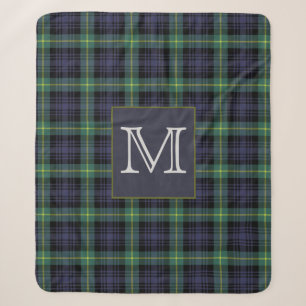 Motif Plaid violet noir vert Tartan