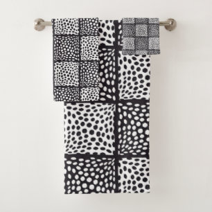 Motif point (noir et blanc)