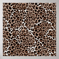 motif poster de animal