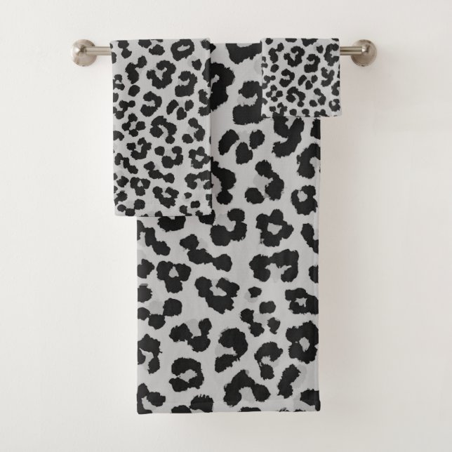 Motif Poster de animal de Grey Grey Ash Leopard Ch (En situation)