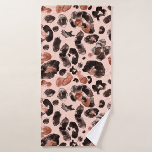 Motif poster de animal léopard d'eau