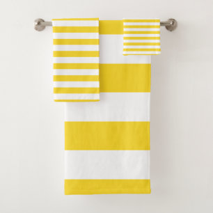 Motif rayé jaune et blanc vibrant moderne