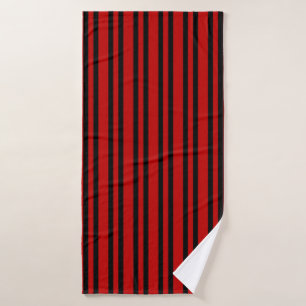 Motif Rayures Rouges Noires