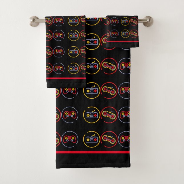 Motif Red et Black Gamer (En situation)