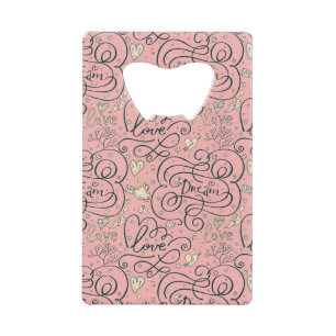 Motif romantique avec des coeurs et des oiseaux