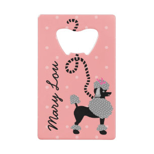 Motif rose de jupe de caniche rétro et noir de le