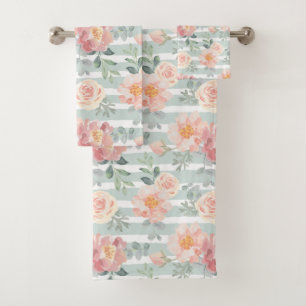 Motif rose de rayure d'Alicia