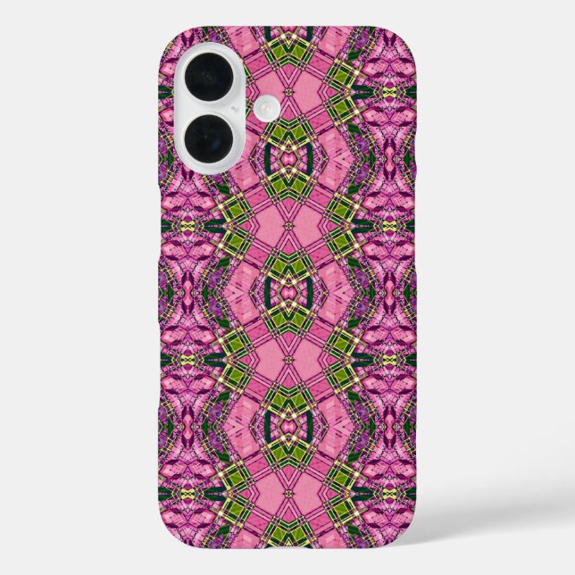 Motif rose et vert Galaxy S5 Coque (Verso)