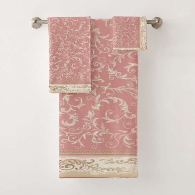 Motif rose floral oriental (En situation)