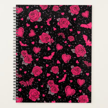 Motif Roses & Chauves-Souris Gothiques | Romanc So