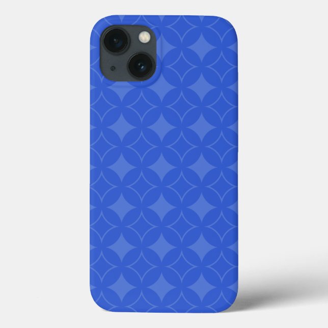 Motif royal bleu shippo Coque-Mate coque iphone (Verso)