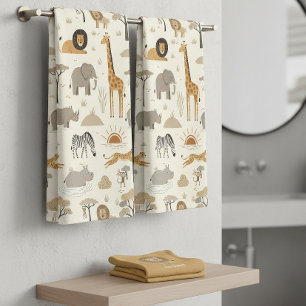 Motif Safari Savane au Lever du Soleil ID1259