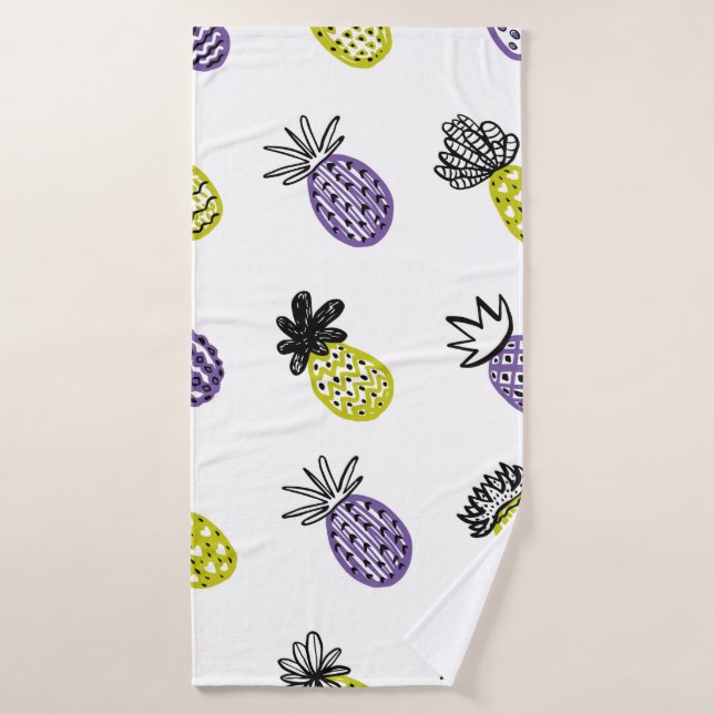 Motif sans ananas (Serviette de bain)